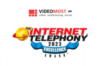 VideoMost Awarded 2023 Excellence Award by INTERNET TELEPHONY Magazine