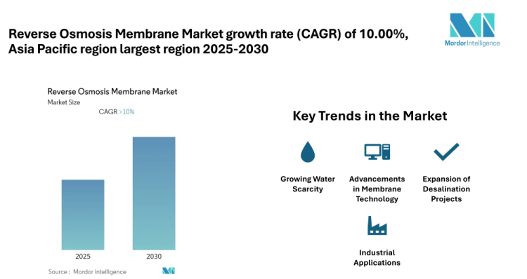 Reverse osmosis membrane Market Size and Share Analysis with CAGR of 10% | BNKO Environmental Technology, Permionics Membranes Pvt ltd, Samco Technologies Inc, Toray Industries, Inc