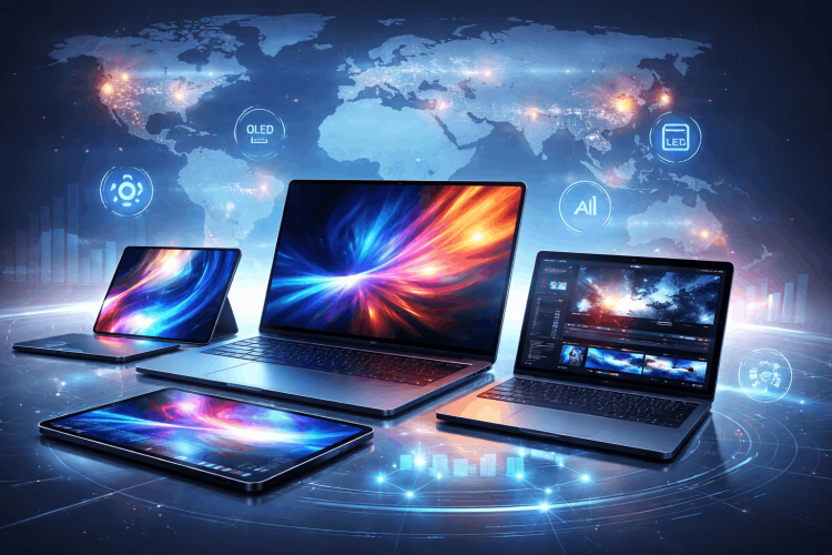 $38.4B by 2032: 10.3% CAGR Transforming Tablet & Notebook Displays