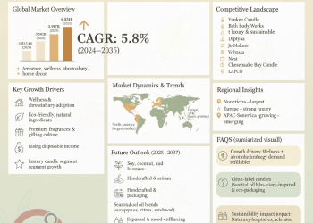 Scented Candles Market Battles 5.8% CAGR Amid Global Trade Tensions
