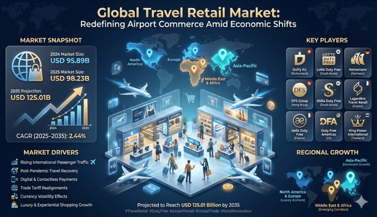 War Tensions Challenge Travel Retail Growth: 2.44% CAGR Through 2035