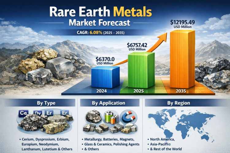 The Backbone of the Green Revolution: Inside the Global Rare Earth Metal Market and Its Race Toward USD 12.19 Billion by 2035
